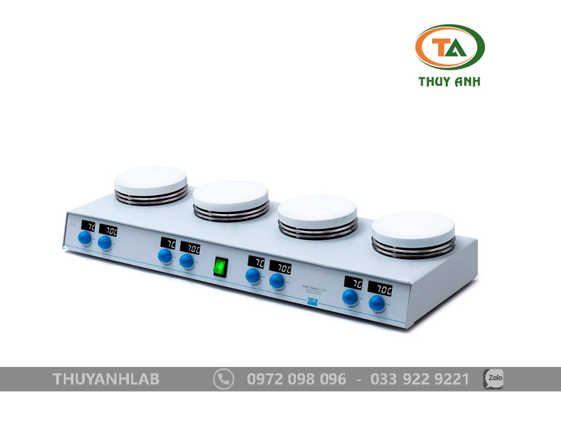 AM4 Digital PRO VELP Máy khuấy từ gia nhiệt 50-1500 vòng/phút