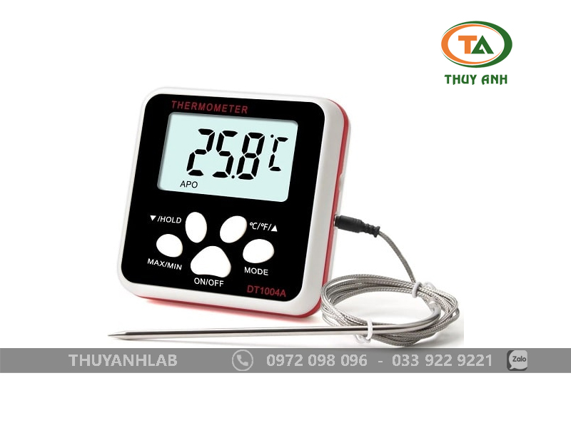 DT1004A Total Meter Máy đo nhiệt độ thực phẩm