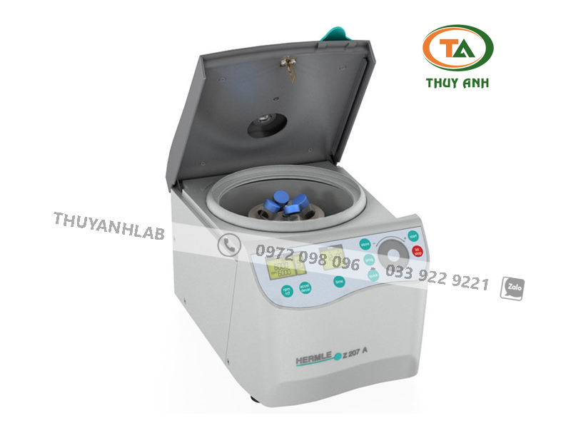 Z 207 A HERMLE Máy ly tâm 200-6800 vòng/phút