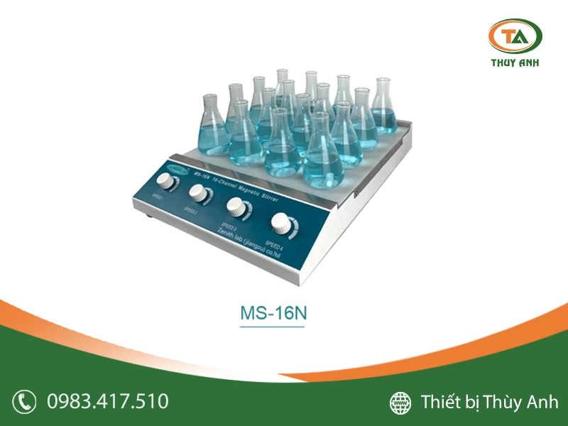 Máy khuấy từ 16 vị trí MS-16N Zenith Lab