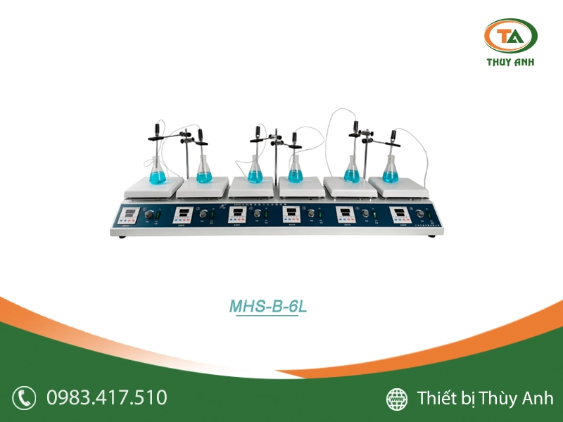 Máy khuấy từ gia nhiệt MHS-B-6L Zenith Lab