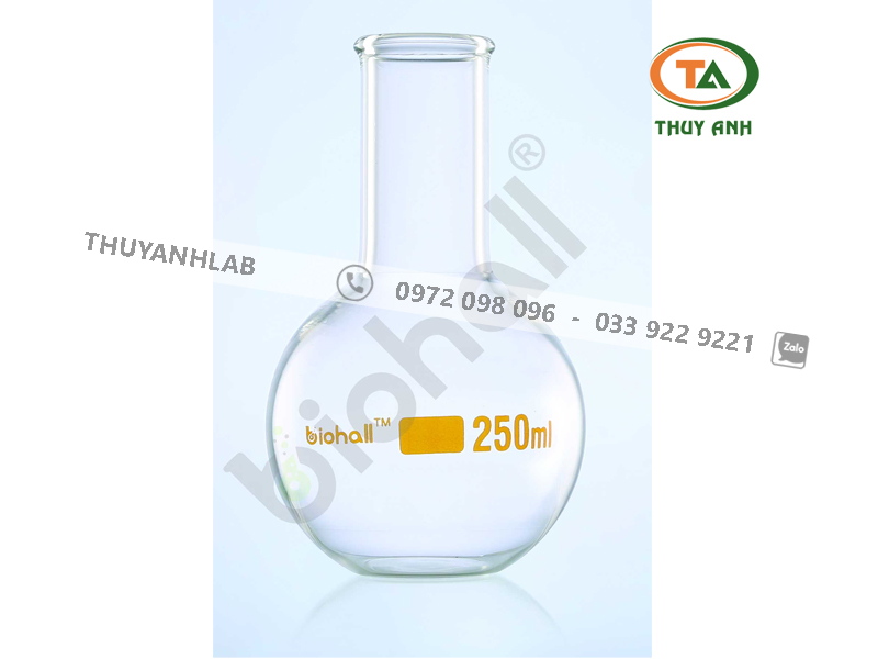 BIOHALL Bình cầu đáy bằng cổ hẹp