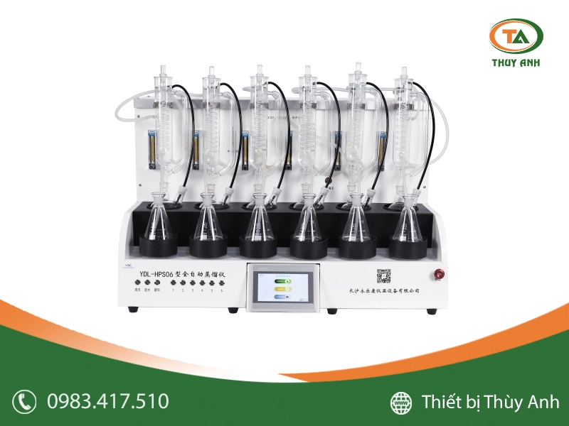 Hệ thống chưng cất lưu huỳnh dioxit tự động YDL-HPS06 Yonglekang - Thiết bị chưng cất SO₂ phòng thí nghiệm