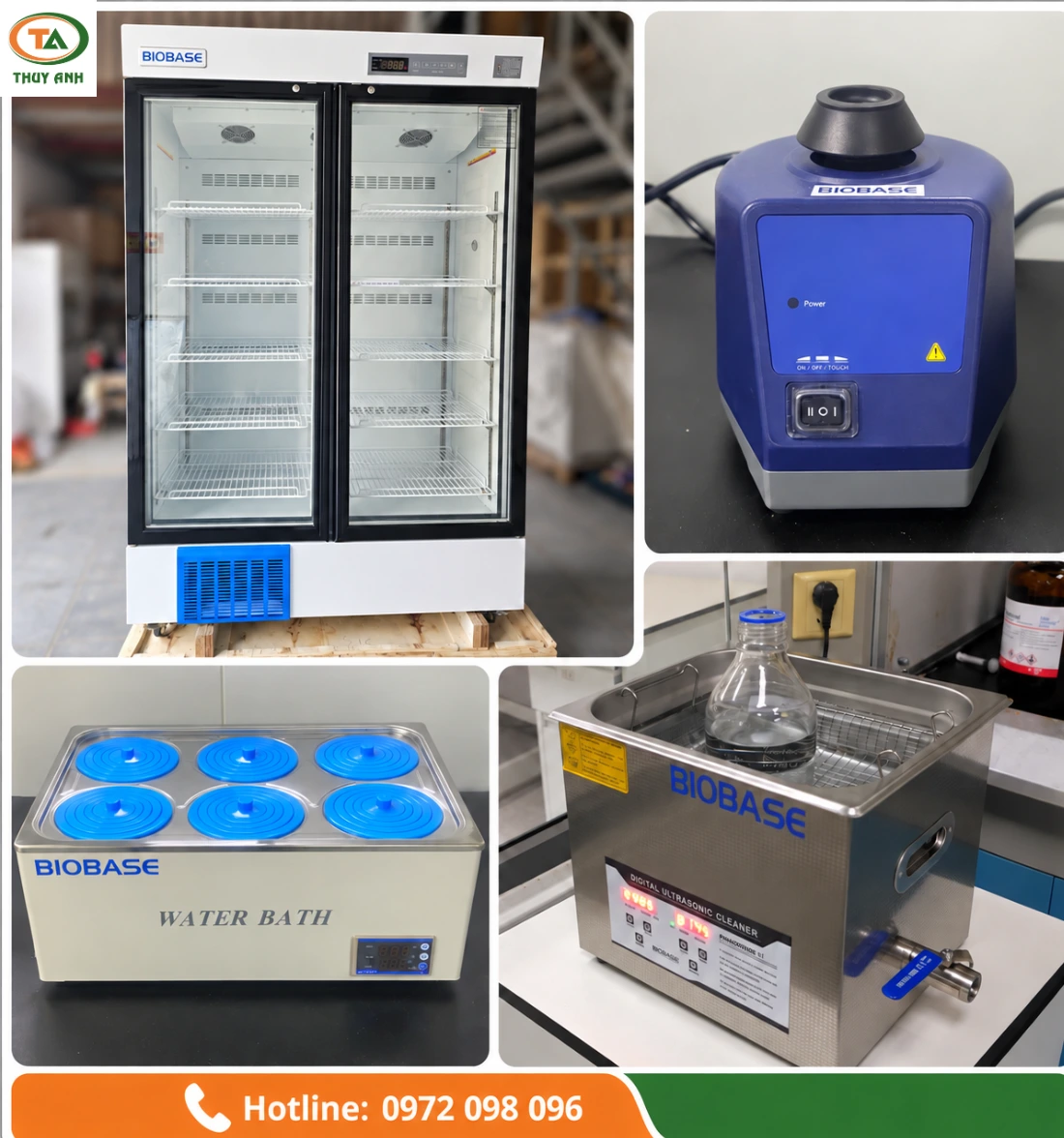 Một số sản phẩm của BIOBASE do Thùy Anh phân phối tại Việt Nam