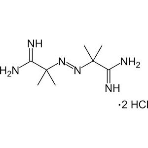 2,2'-Azobis (2-methylpropionamidine) dihydrochloride, 98% Organics™ 25g  chai nhựa ACROS 