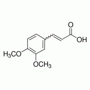 Hóa chất 3,4-Dimethoxycinnamic acid 99% predominantly trans isomer 25g Acros