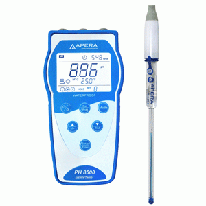 Máy đo pH/mV/nhiệt độ cầm tay PH8500-MS APERA (đo lượng mẫu nhỏ/ đo trong ống nghiệm)