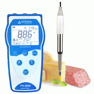 Máy đo pH/mV/nhiệt độ cầm tay PH8500-SS APERA (trong thực phẩm/mẫu bán rắn)
