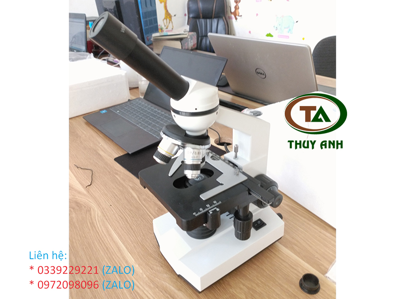 Kính hiển vi XSP-104 Fangyuan (1 mắt, phóng đại 1600X, 4 vật kính) 