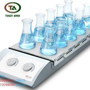 Máy khuấy từ gia nhiệt MS-H-S10 DLAB (0-1100 vòng/phút, 10 vị trí)
