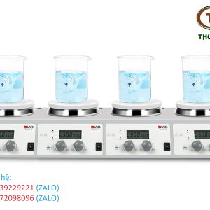 Máy khuấy từ gia nhiệt MS-H340-S4 DLAB ( 200-1500 vòng/phút, 4 vị trí)