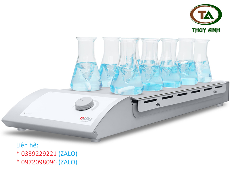 Máy khuấy từ MS-M-S10 DLAB (0-1100 vòng/phút, 10 vị trí)