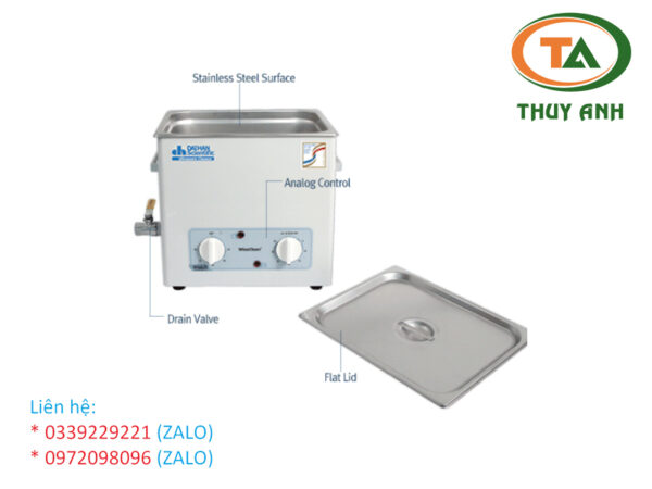 WUC-A22H Daihan Bể rửa siêu âm 22 lít núm xoay