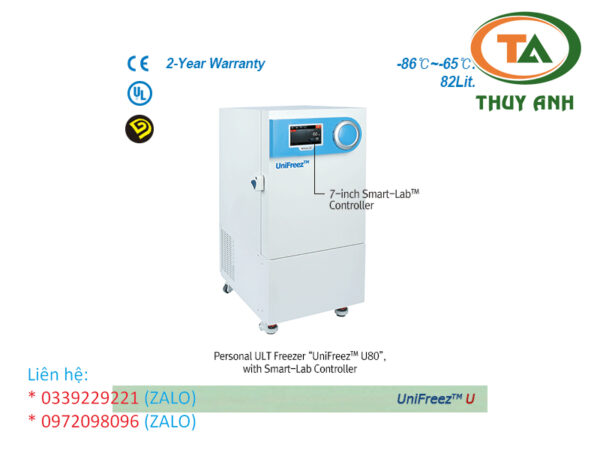 UniFreez U80 Daihan Tủ lạnh âm sâu -86ºC, 82 lít