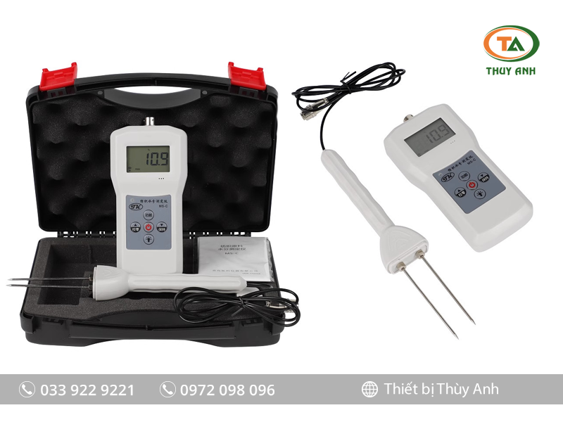 MS-C Total Meter Máy đo độ ẩm vải, bông