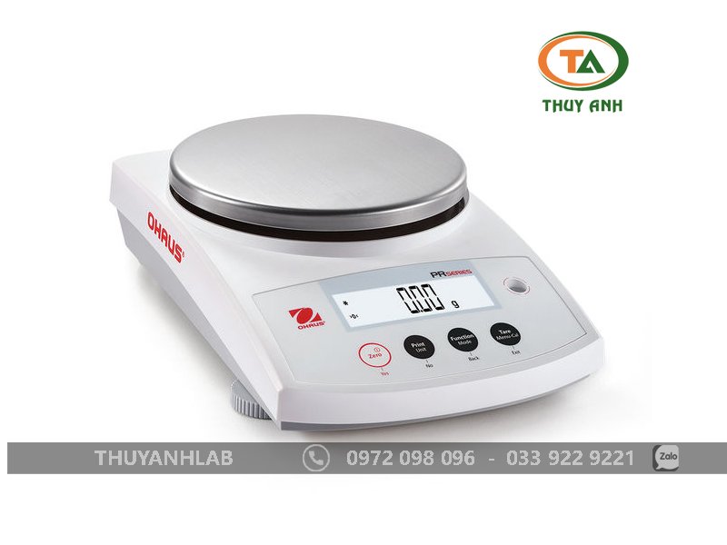 PR6201/E Ohaus Cân điện tử (6200g, 1 số lẻ)