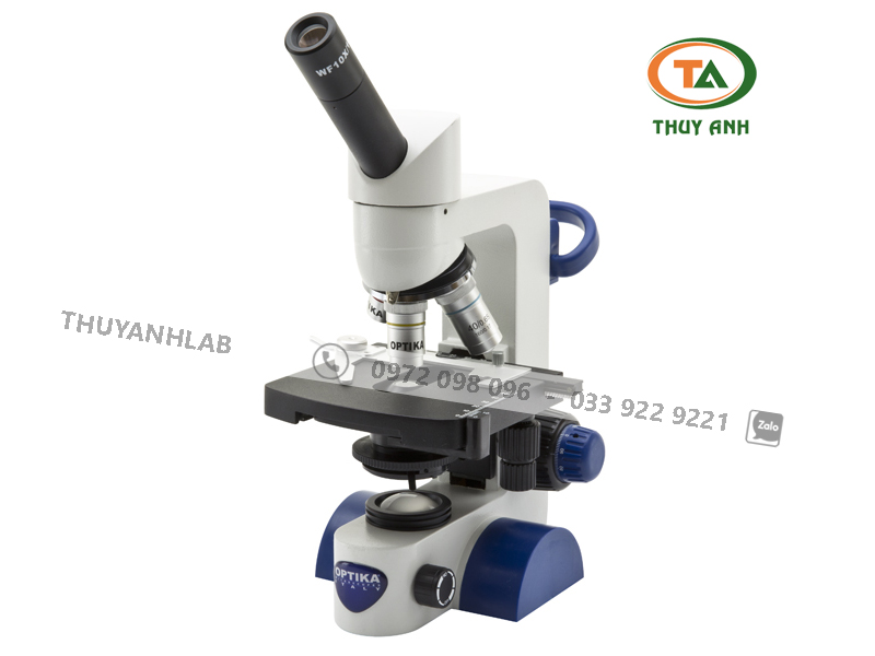 B-62 OPTIKA Kính hiển vi sinh học 1 mắt, 400 lần