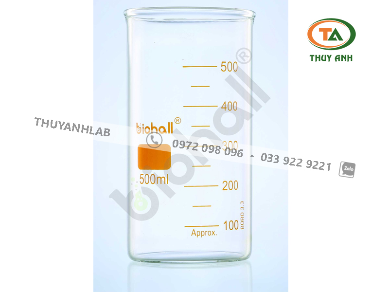 BIOHALL Cốc cao thành không mỏ
