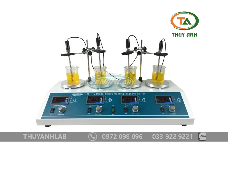 HJ-4A ZENITH LAB Máy khuấy từ gia nhiệt 4/6 vị trí