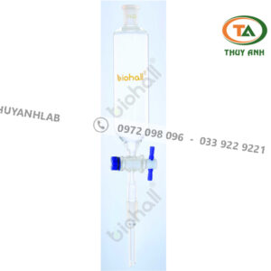 BIOHALL Bình chiết hình trụ khóa nhựa PTFE NEEDLE