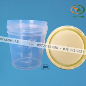 Cốc nhựa thể tích chứa tối đa 40ml