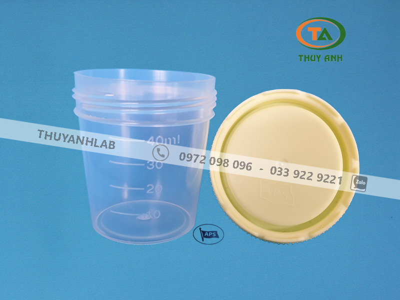 Cốc nhựa thể tích chứa tối đa 40ml