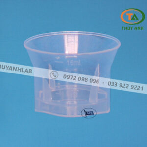 Ly nhựa thể tích chứa tối đa 15ml