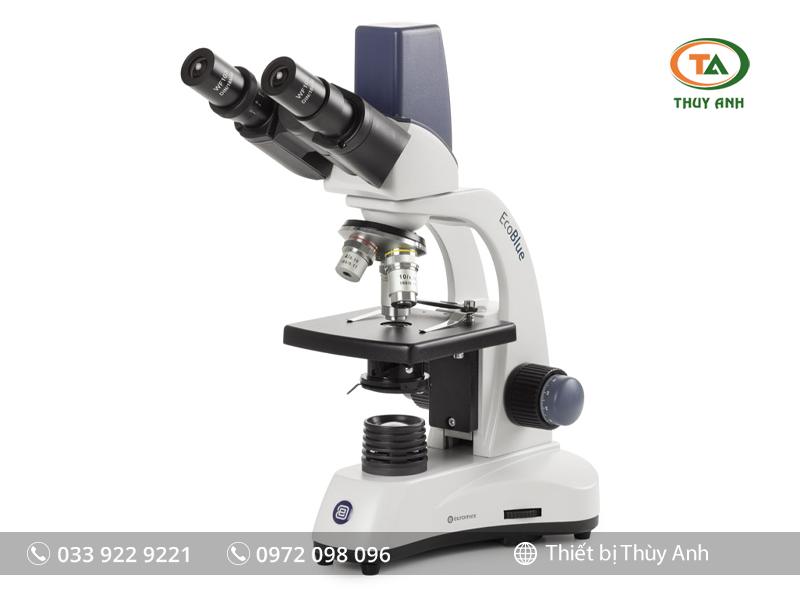 Kính hiển vi sinh học 2 mắt EC.1007 EUROMEX (Kỹ thuật số, kết nối camera, 40-400X)