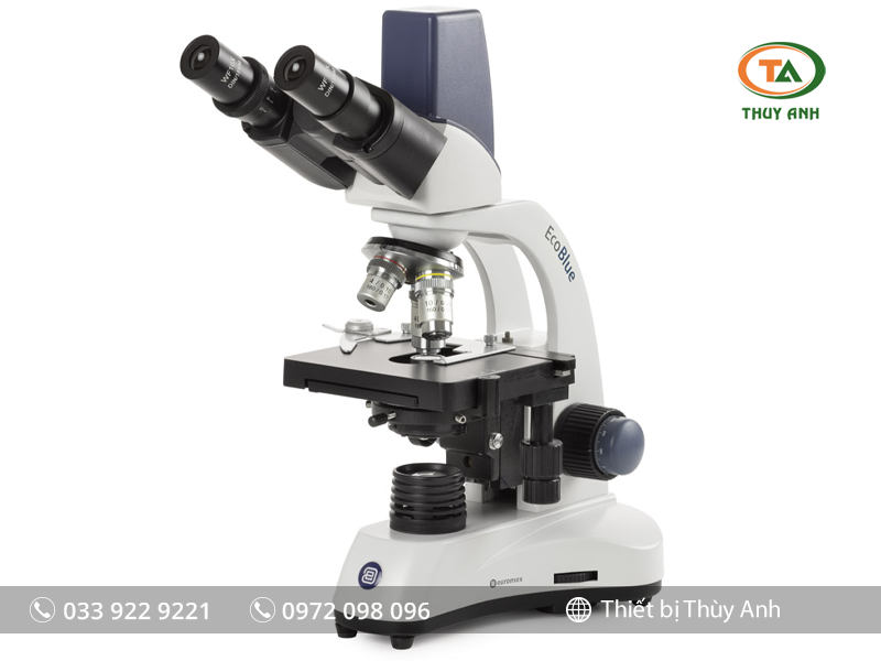 Kính hiển vi sinh học 2 mắt EC.1057 EUROMEX (Kỹ thuật số, kết nối camera, 40-400X)
