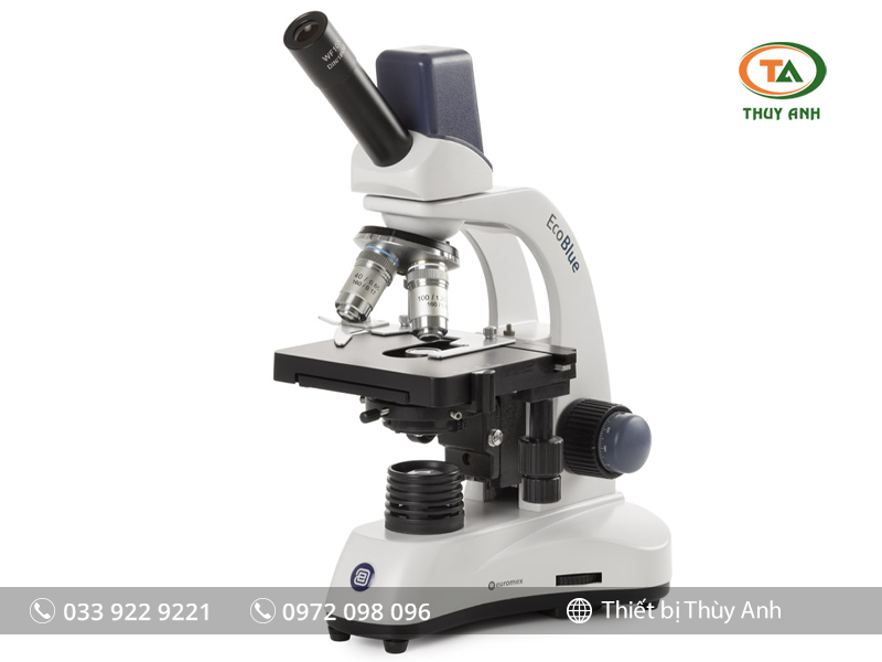 Kính hiển vi sinh học 2 mắt EC.1157 EUROMEX (Kỹ thuật số, kết nối camera, 40-1000X)
