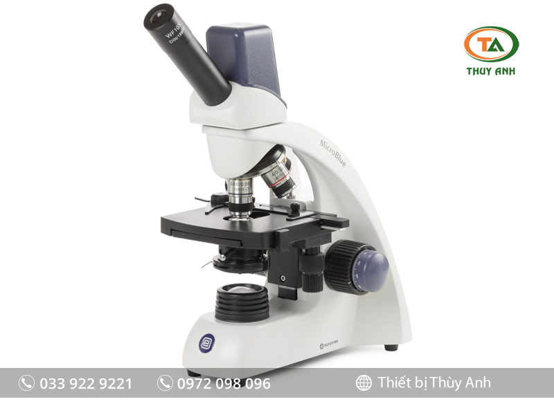 Kính hiển vi sinh học 1 mắt MB.1655-1 EUROMEX (40-600X, kết nối camera)