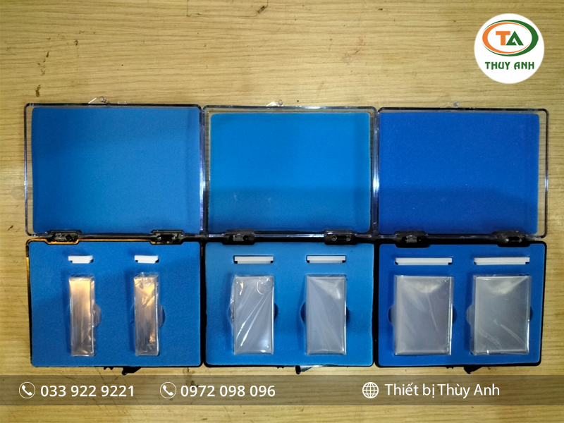 Cuvet thạch anh, cuvet thủy tinh 1cm, 2cm, 3cm, 4cm, 5cm