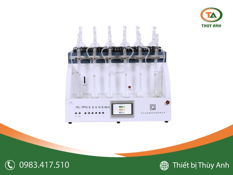 Hệ thống chưng cất tự động YDL-HP08 Yonglekang chính hãng - Thiết bị chưng cất mẫu nước